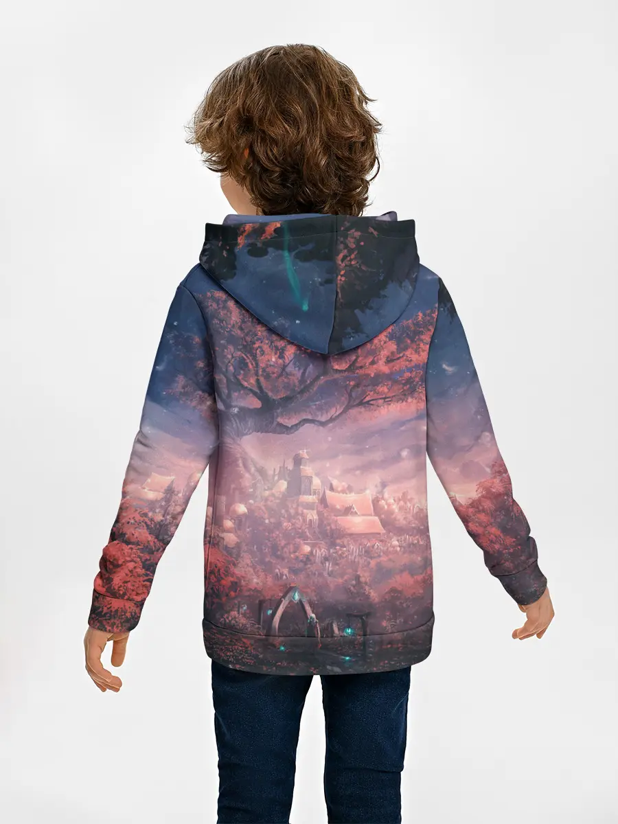 Детское худи / Anime art tree