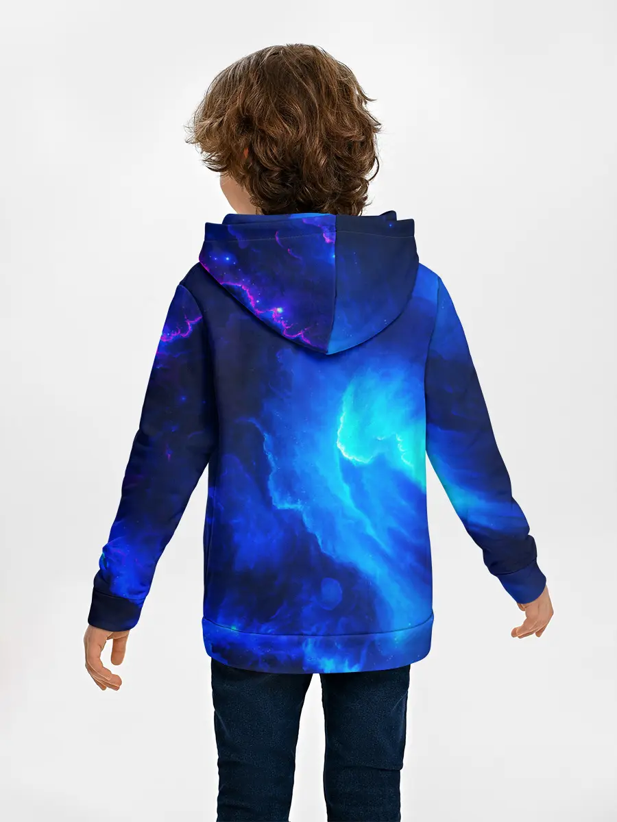 Детское худи / СИНИЙ КОСМОС