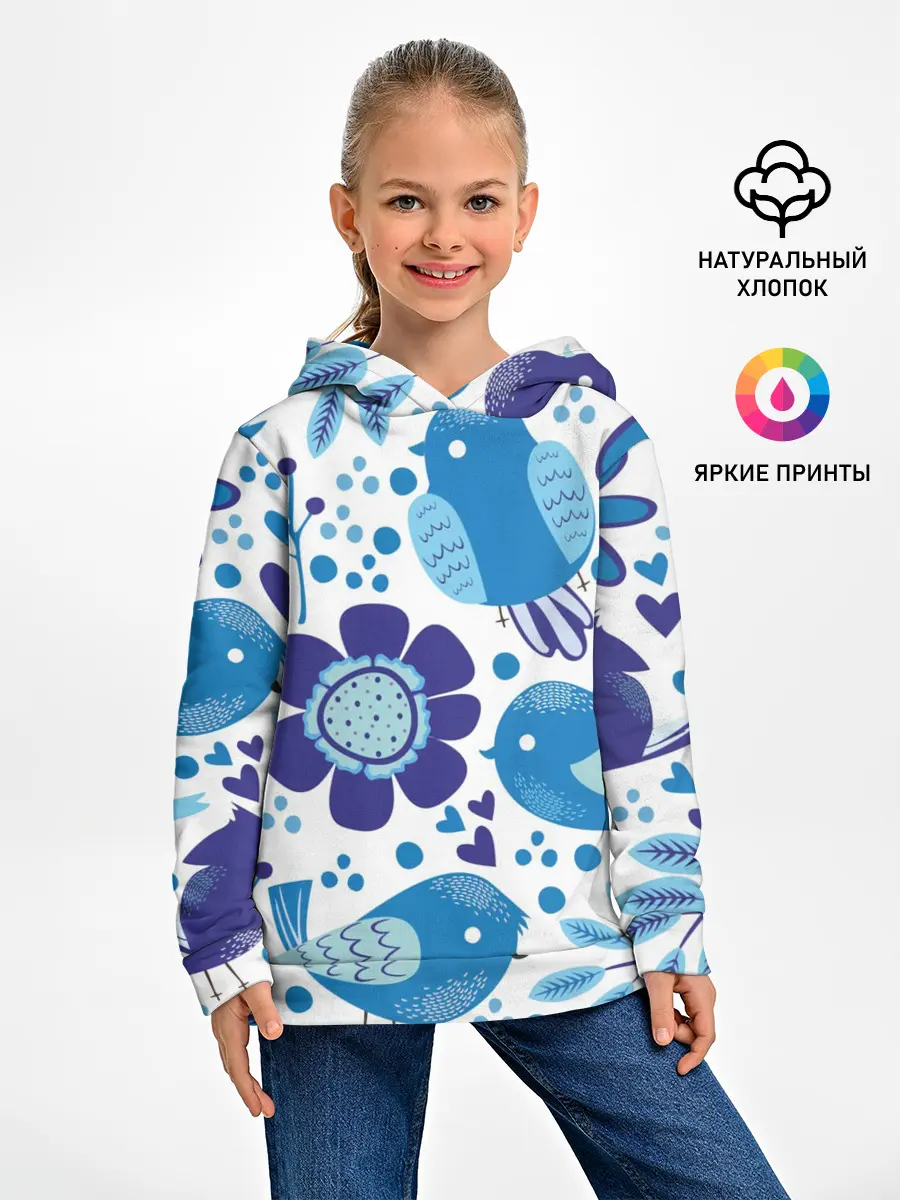 Детское худи / Воробушки