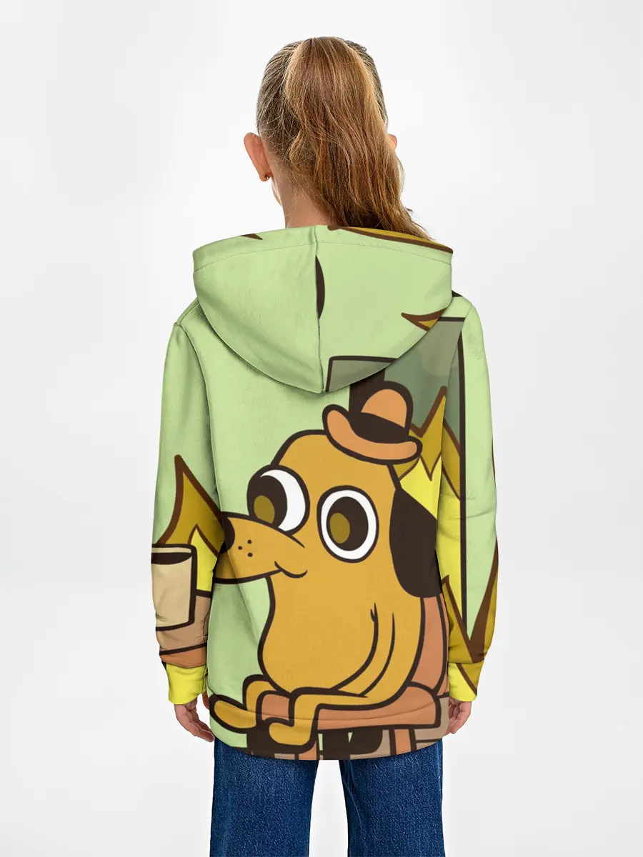 Детское худи / This is fine