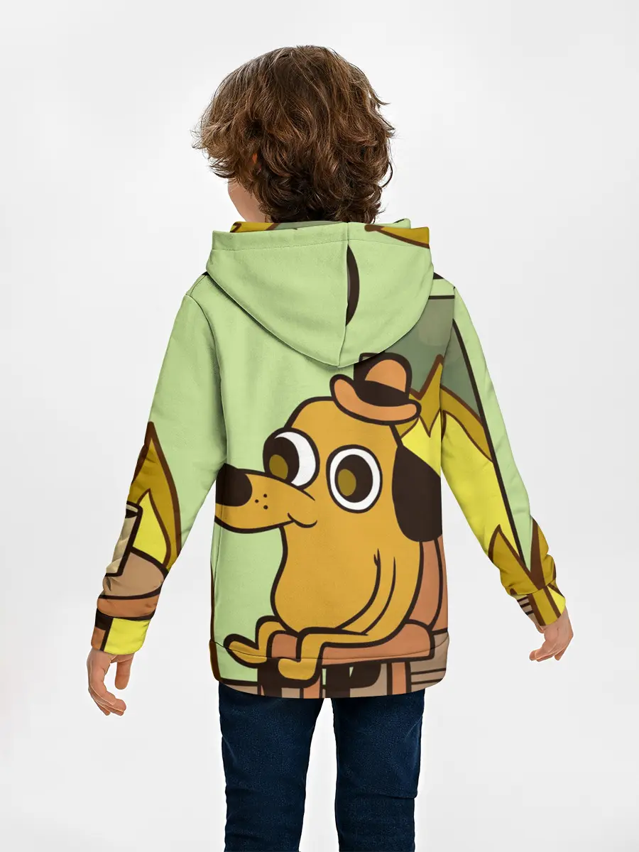 Детское худи / This is fine