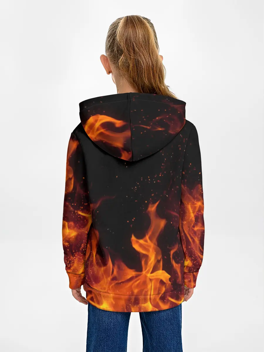 Детское худи / Огонь с искрами