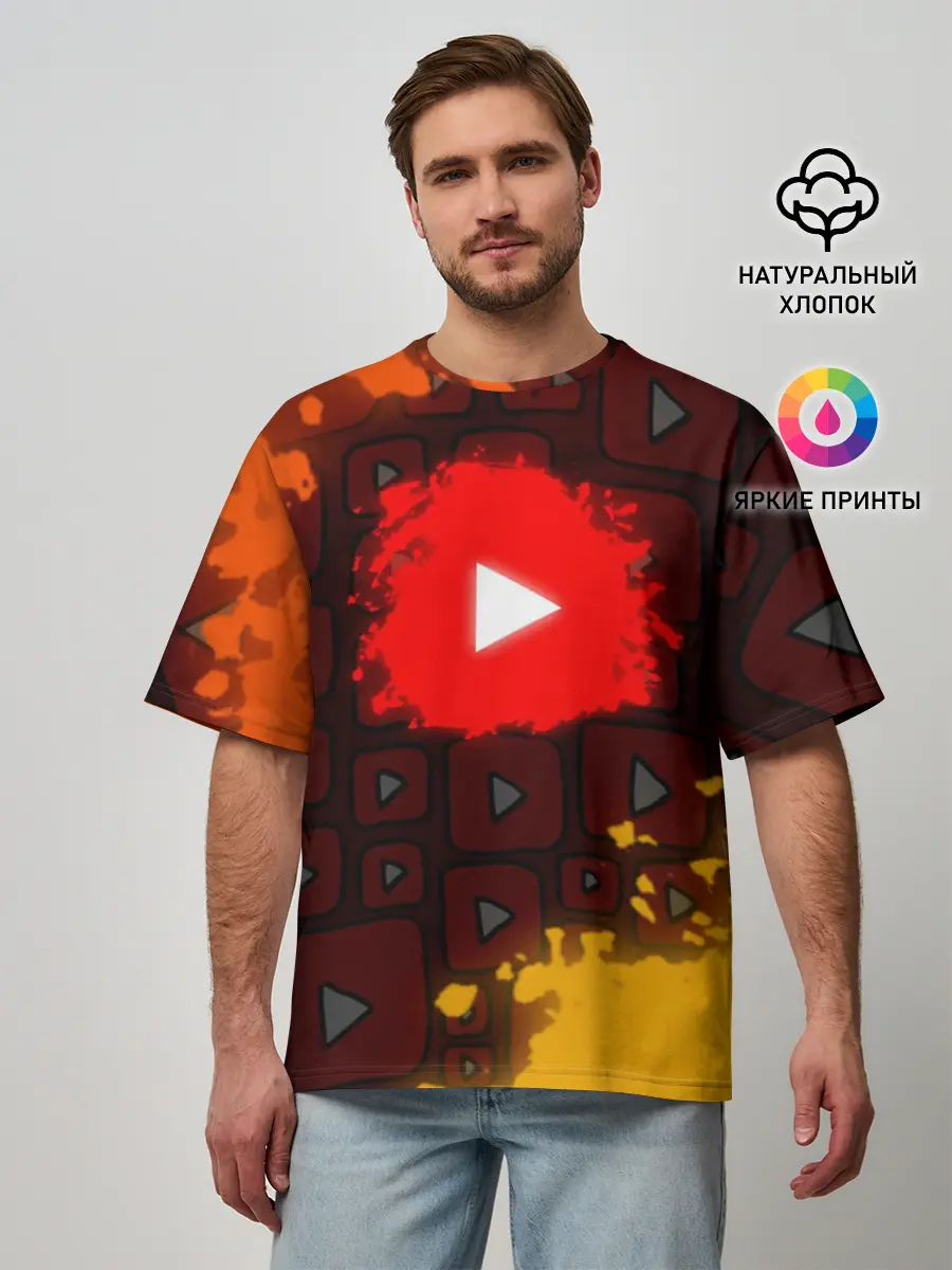 Мужская футболка оверсайз / YouTube