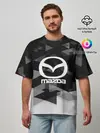 Мужская футболка оверсайз / Mazda sport geometry
