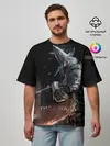 Мужская футболка оверсайз / Dark Souls