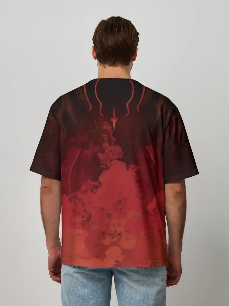 Мужская футболка оверсайз / Doom | Думгай