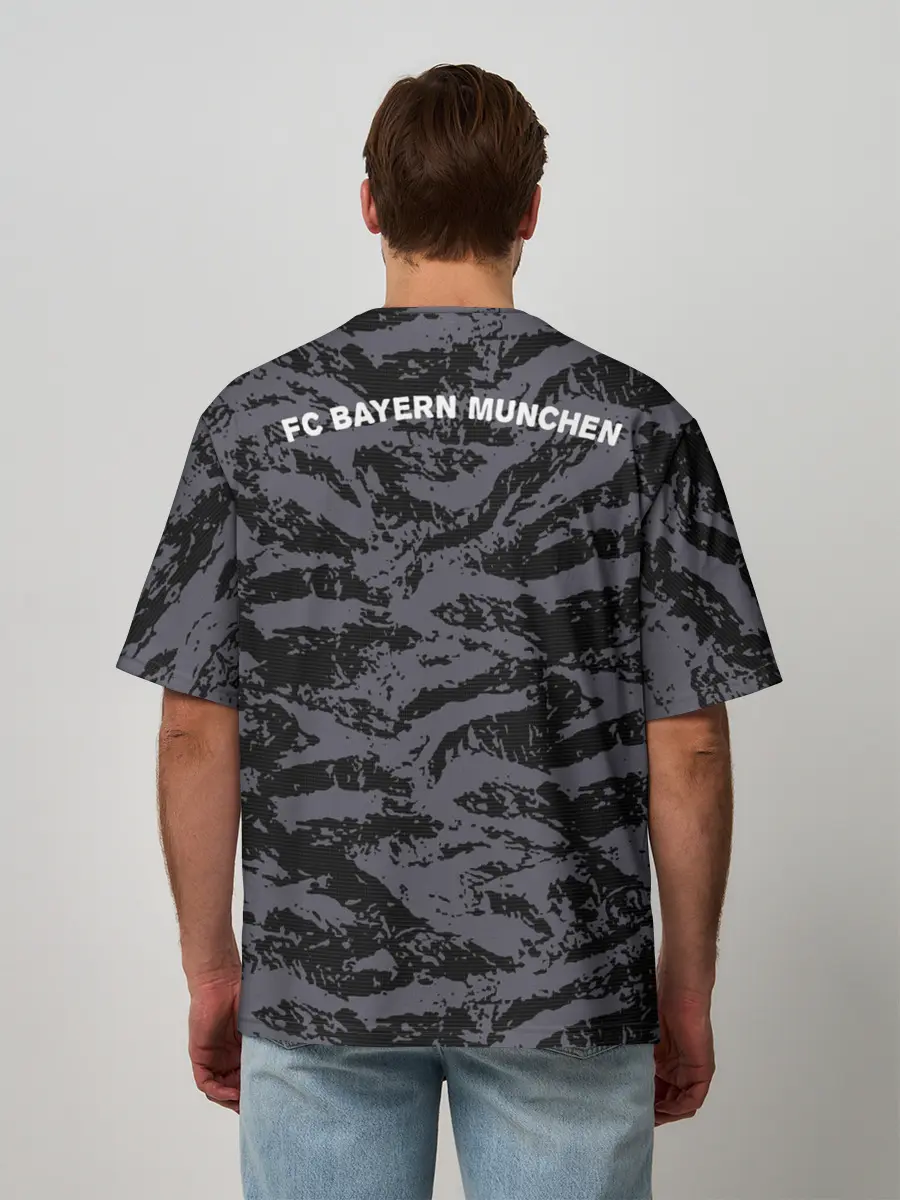 Мужская футболка оверсайз / Bayern away gk 18-19