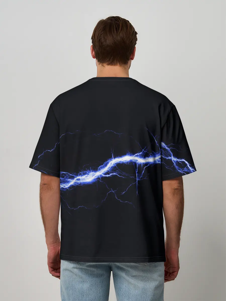 Мужская футболка оверсайз / СТИХИЯ