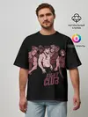 Мужская футболка оверсайз / Fight Club x Street Fighter