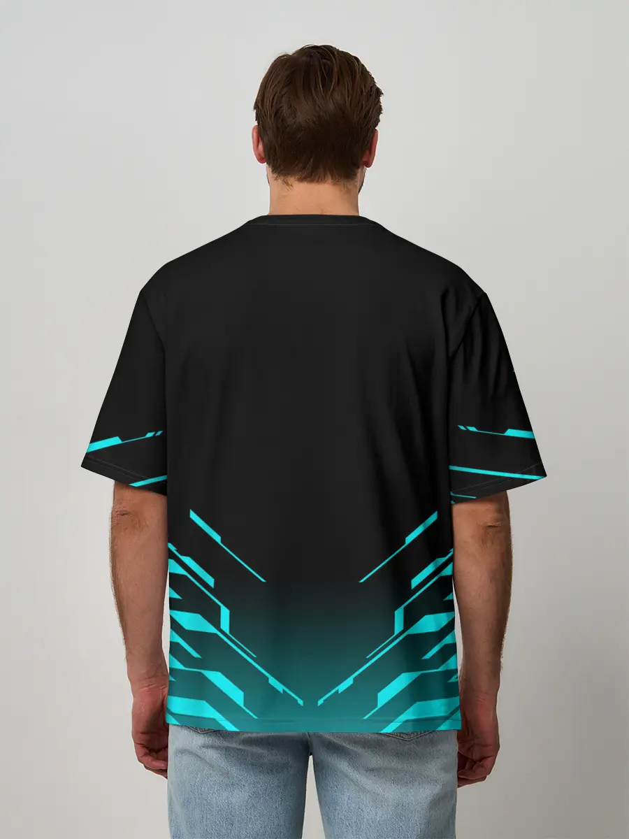 Мужская футболка оверсайз / DEAD SPACE | АЙЗЕК КЛАРК