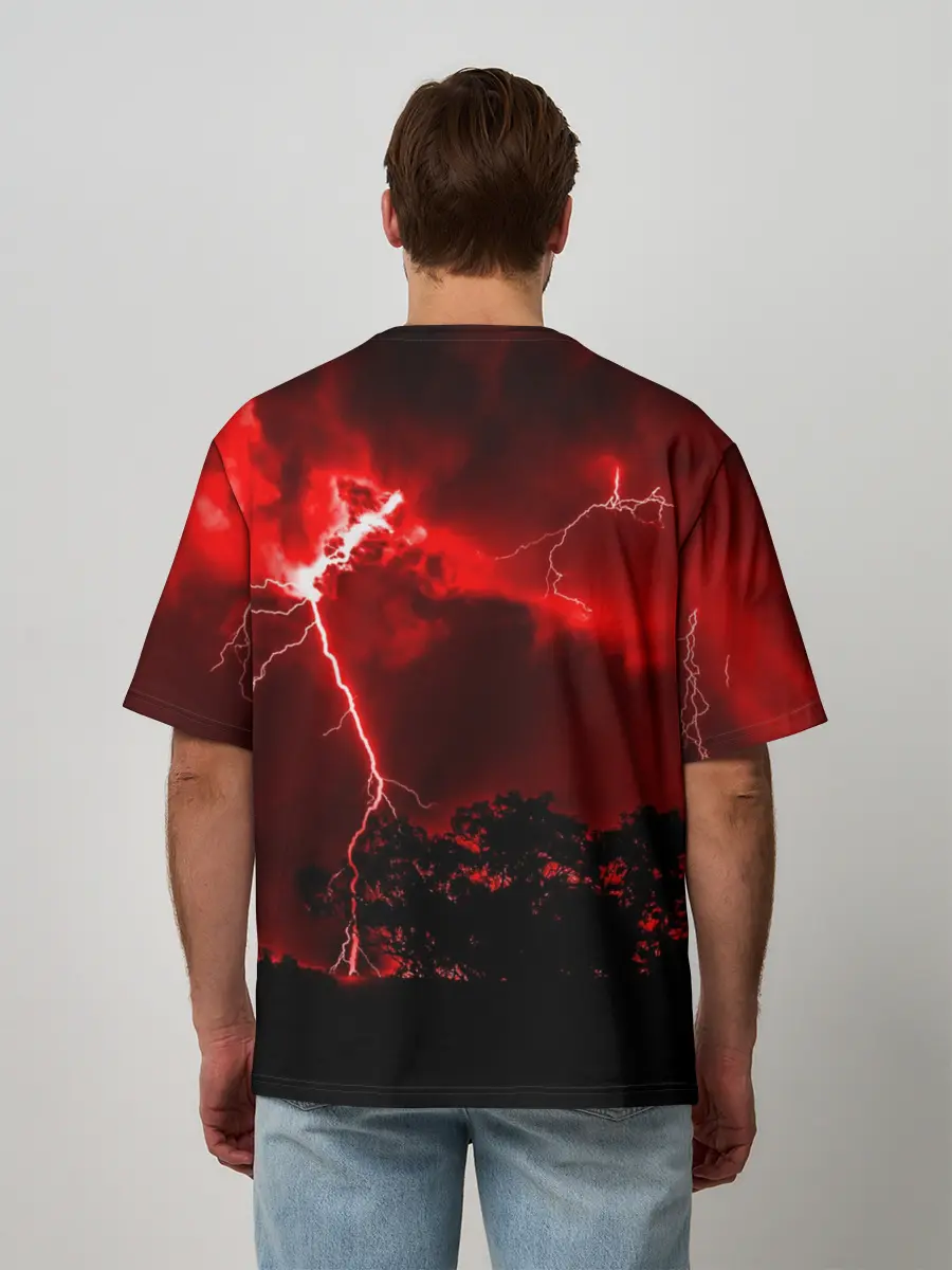 Мужская футболка оверсайз / DEAD BY DAYLIGHT