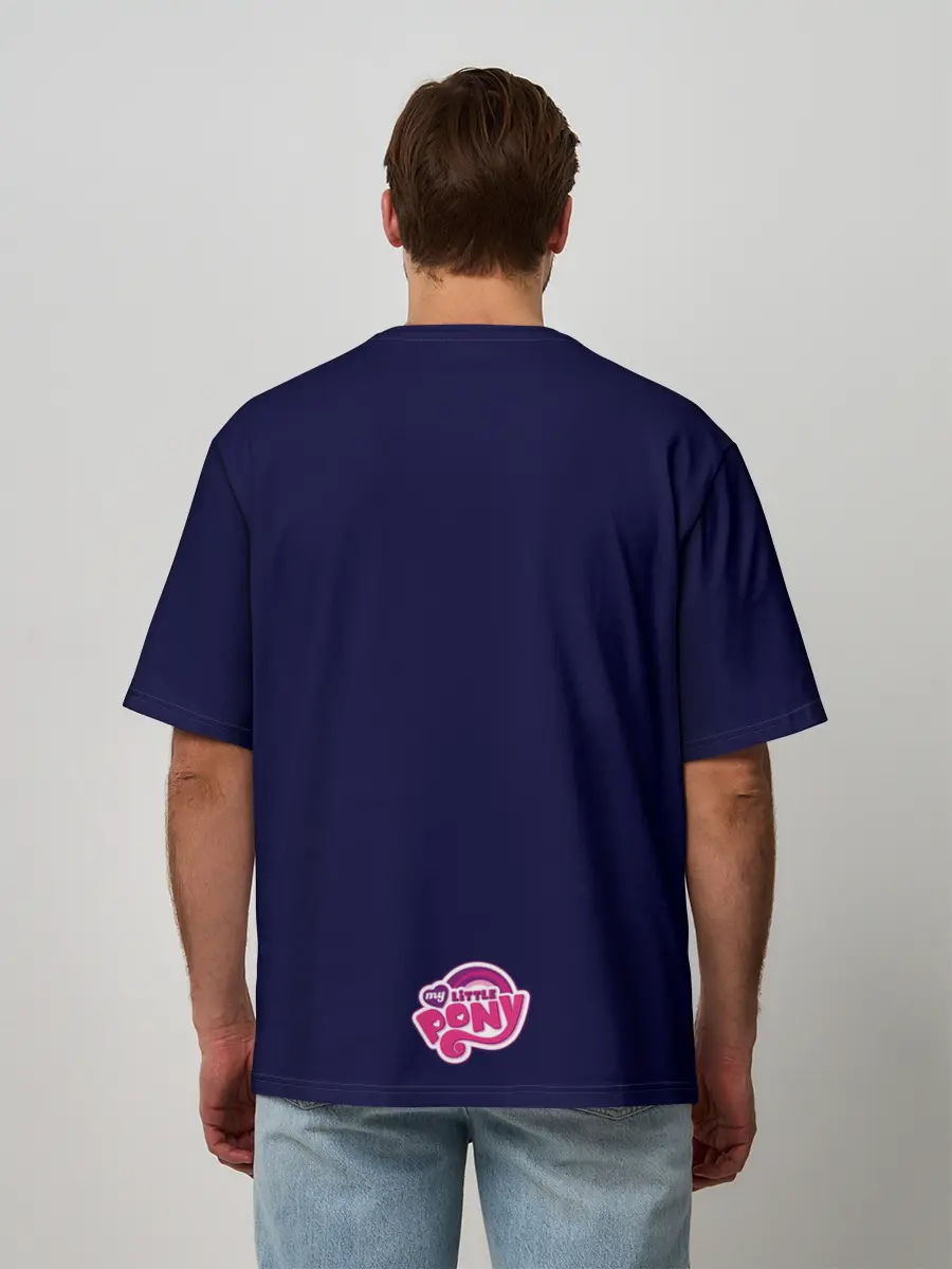 Мужская футболка оверсайз / Принцесса Луна