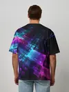 Мужская футболка оверсайз / НЕОНОВАЯ АБСТРАКЦИЯ