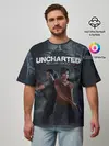 Мужская футболка оверсайз / Uncharted The Lost Legacy