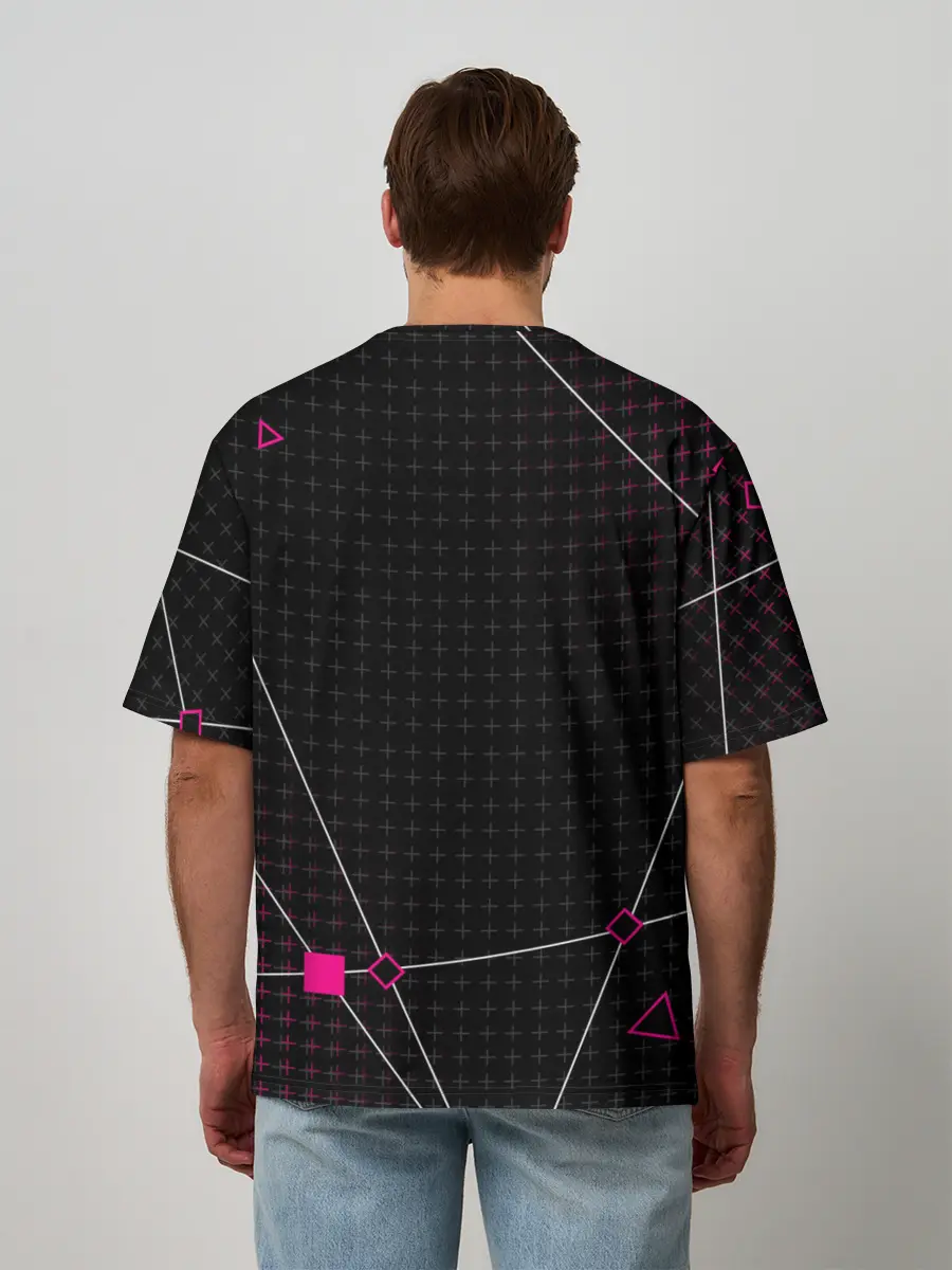 Мужская футболка оверсайз / КТО ВЕДУЩИЙ | ИГРА В КАЛЬМАРА