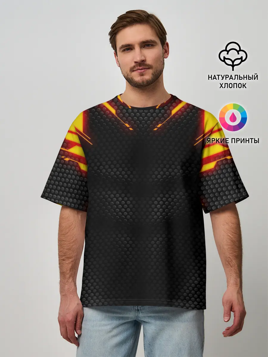 Мужская футболка оверсайз / CYBERPUNK 2077