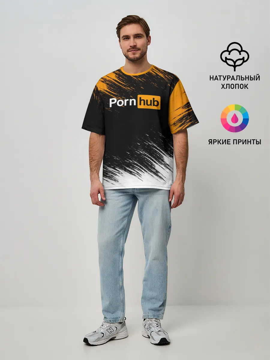Мужская футболка оверсайз / Порно