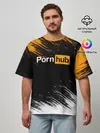 Мужская футболка оверсайз / Порно