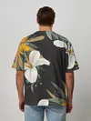 Мужская футболка оверсайз / Цветочный арт