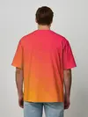 Мужская футболка оверсайз / Градиент