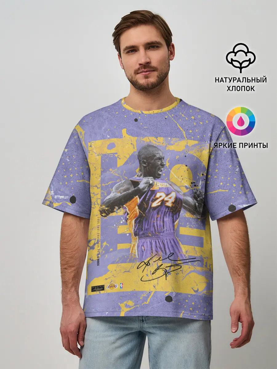 Мужская футболка оверсайз / Kobe Bryant