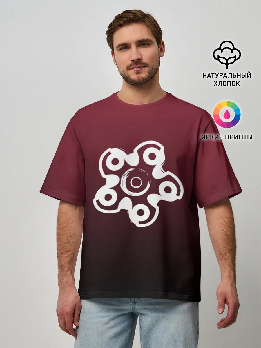 Мужская футболка оверсайз / R6S HIBANA