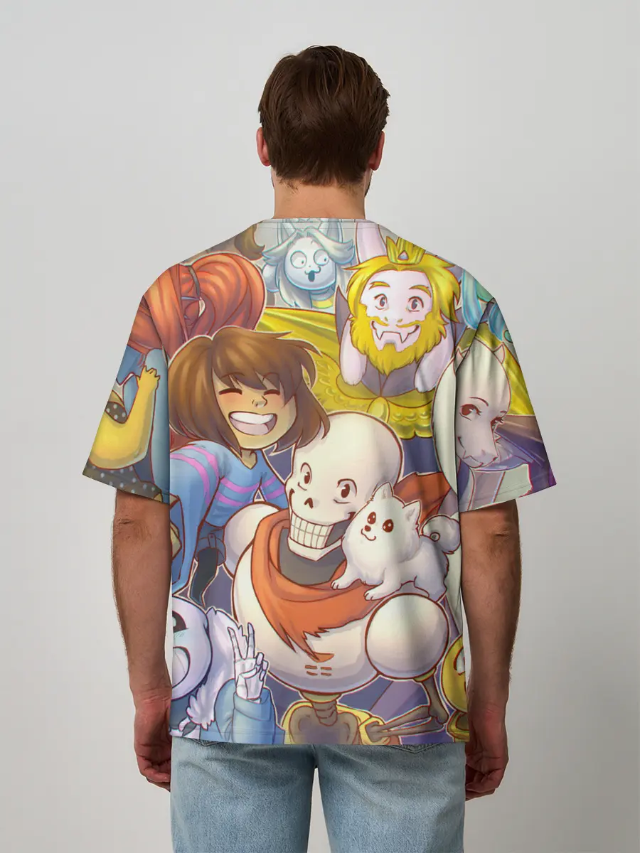 Мужская футболка оверсайз / UNDERTALE