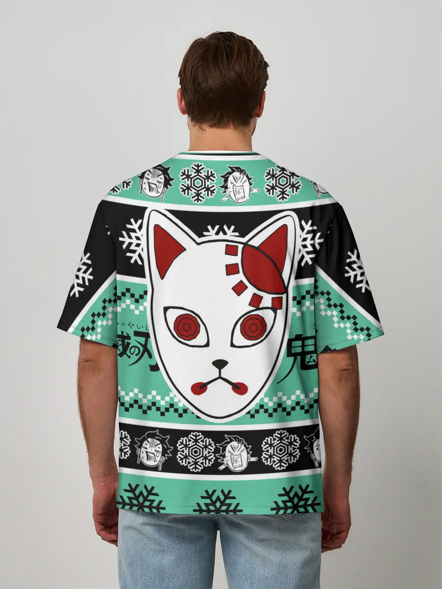 Мужская футболка оверсайз / ТАНДЖИРО КАМАДО