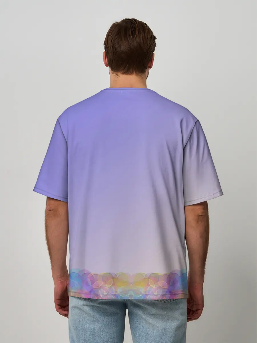 Мужская футболка оверсайз / Полетели!