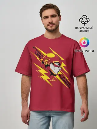 Мужская футболка оверсайз / The Flash