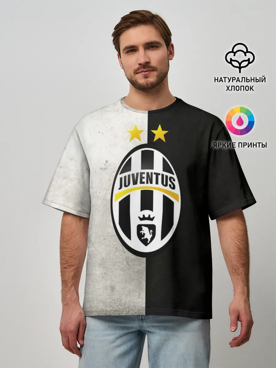 Мужская футболка оверсайз / Juventus FC