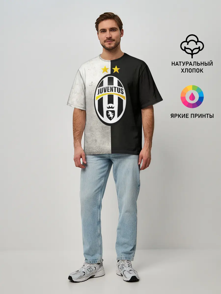 Мужская футболка оверсайз / Juventus FC