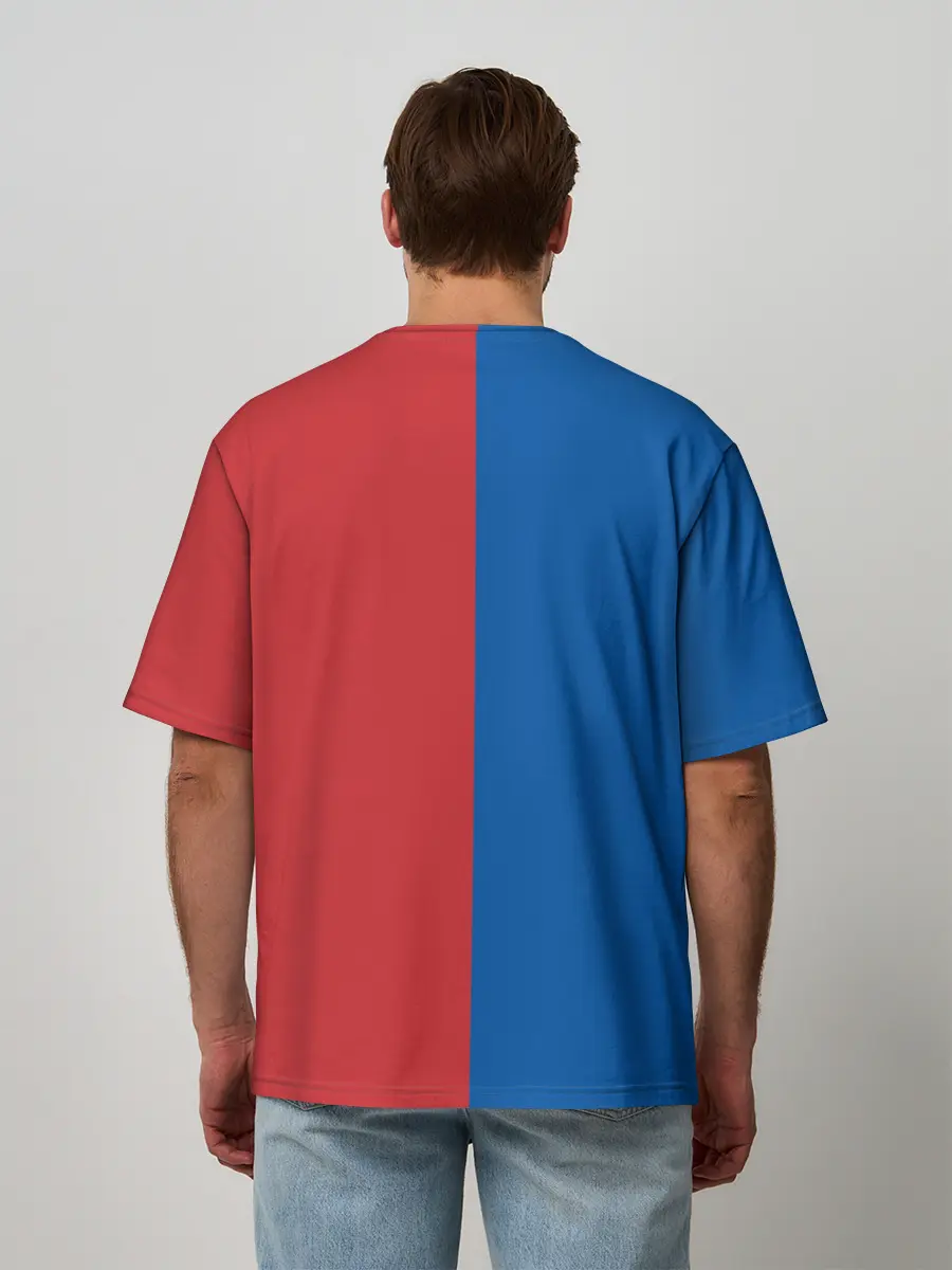 Мужская футболка оверсайз / Эмблема NBA