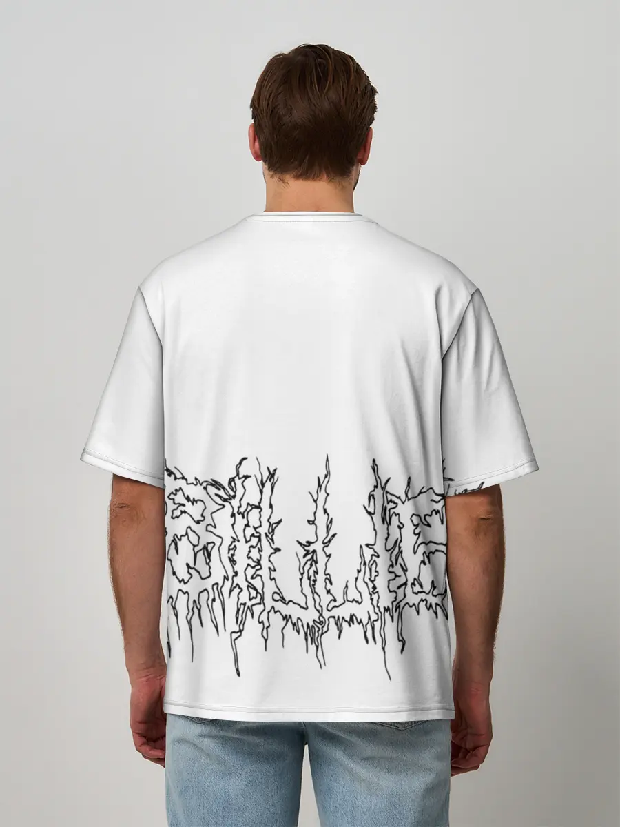 Мужская футболка оверсайз / Billie Eilish