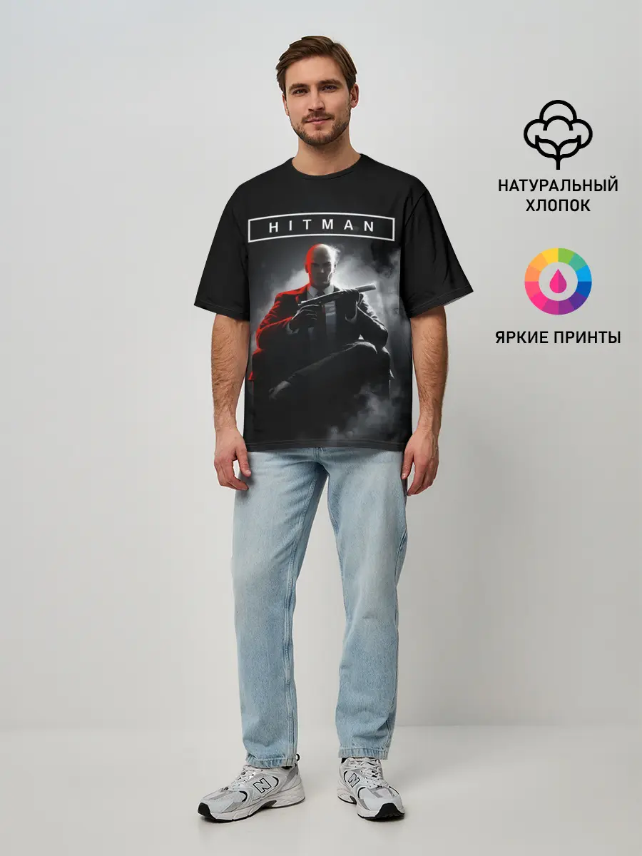 Мужская футболка оверсайз / Killer 47