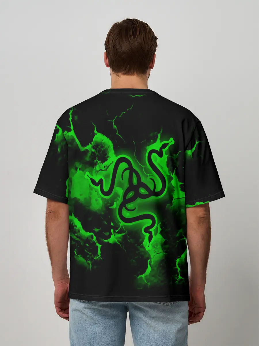 Мужская футболка оверсайз / RAZER