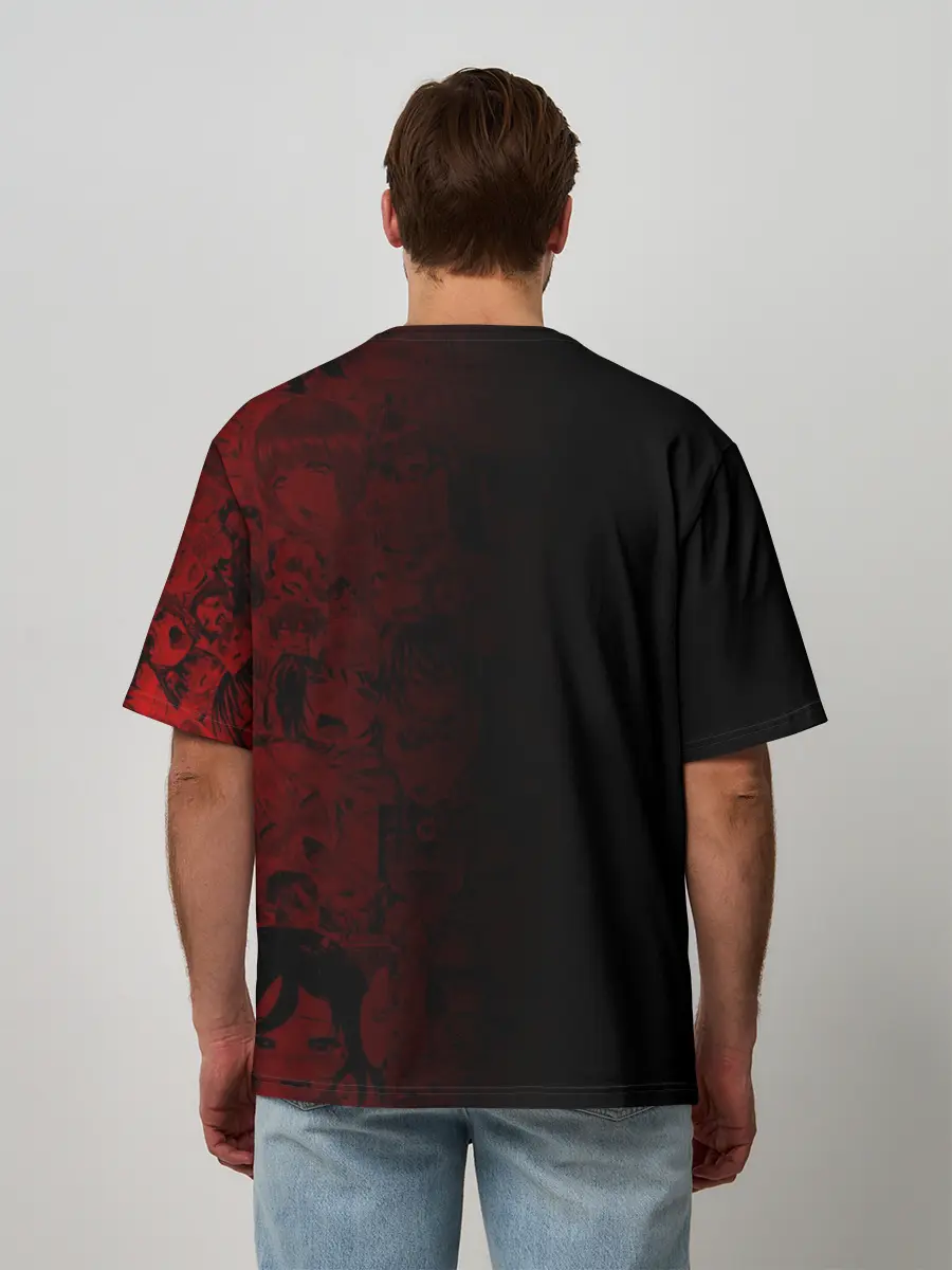 Мужская футболка оверсайз / Senpai