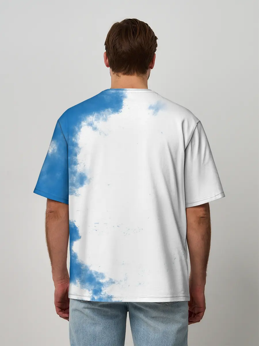 Мужская футболка оверсайз / Coronavirus 2019 - nCoV