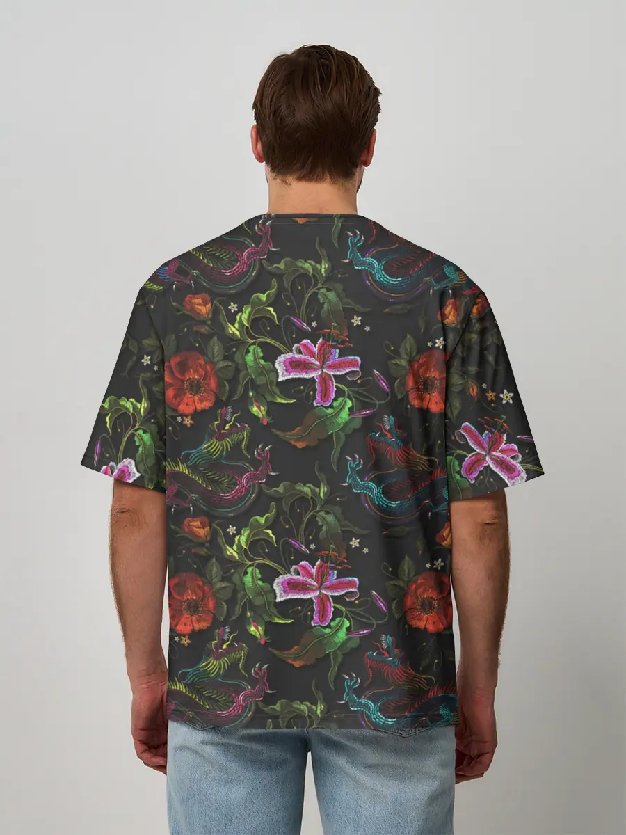 Мужская футболка оверсайз / Imagine Dragons Ink