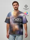 Мужская футболка оверсайз / Memes Nation