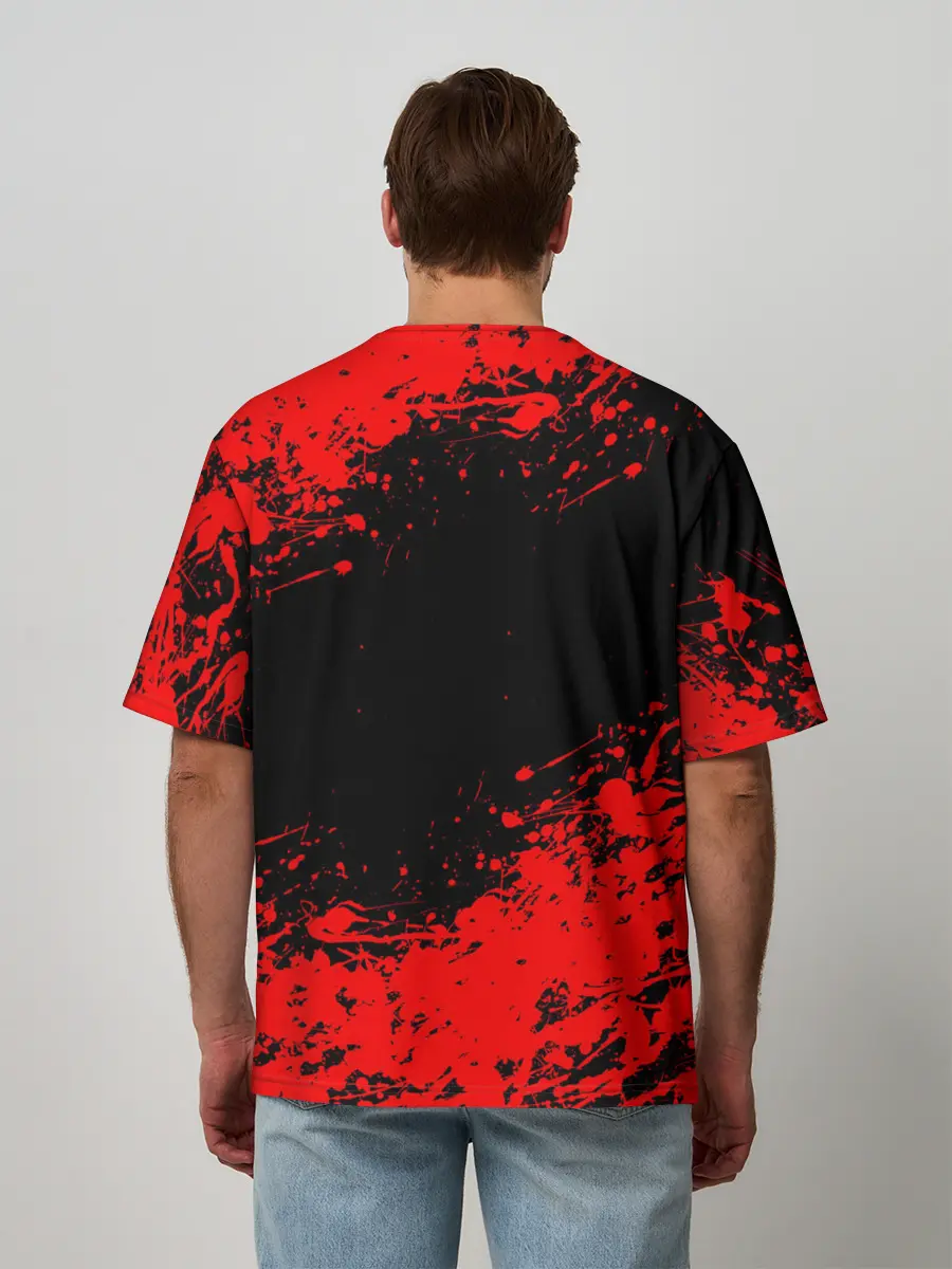 Мужская футболка оверсайз / SUZUKI