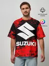 Мужская футболка оверсайз / SUZUKI