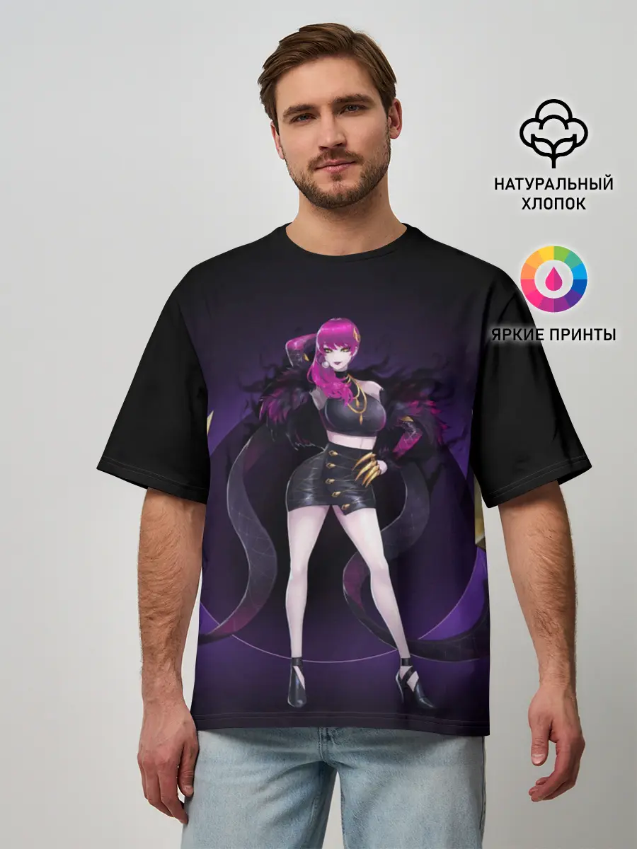 Мужская футболка оверсайз / Evelynn