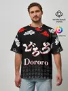 Мужская футболка оверсайз / ДОРОРО / DORORO / ЛОГО