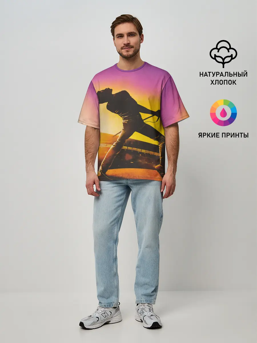 Мужская футболка оверсайз / Queen. Bohemian Rhapsody