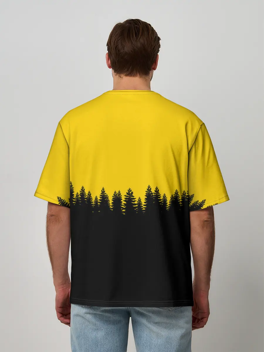 Мужская футболка оверсайз / Siren Head