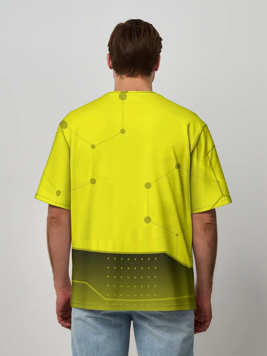 Мужская футболка оверсайз / CYBERPUNK 2077