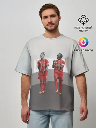 Мужская футболка оверсайз / Liverpool