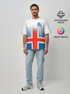 Мужская футболка оверсайз / KSI ICELAND SPORT