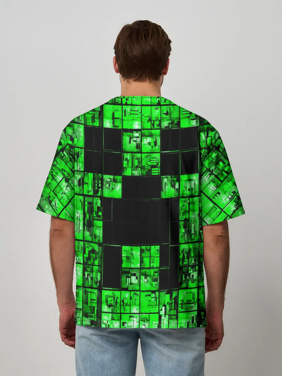 Мужская футболка оверсайз / MINECRAFT